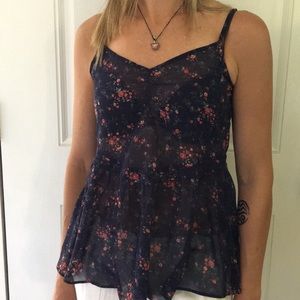 Wild Pearl Sheer Tank Top